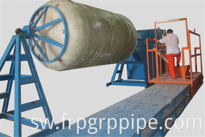 FRP GRP Fiberglass Hifadhi Maji Tank Filament Winding Mashine